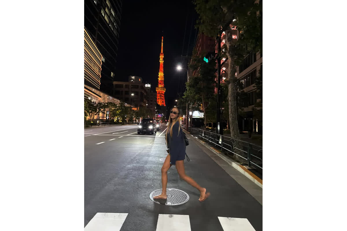 オーバーサイズで魅せる！の東京旅行コーデ