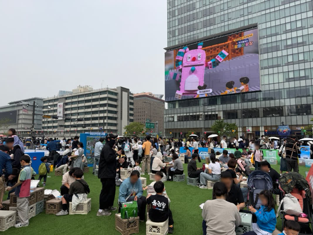 家族で楽しむ！光化門のレゴ祭り