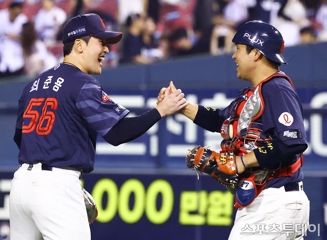 ロッテが6-5でドゥサンに勝利、感動の瞬間！