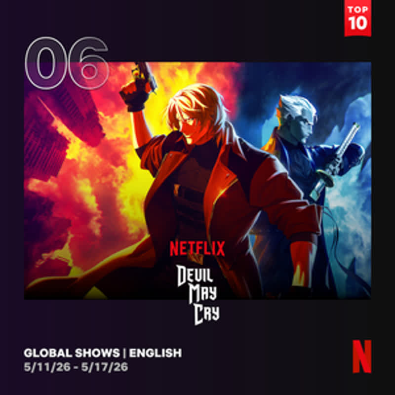 Devil May Cry Season 2 Hits Top 10 in 64 Countries on Netflix