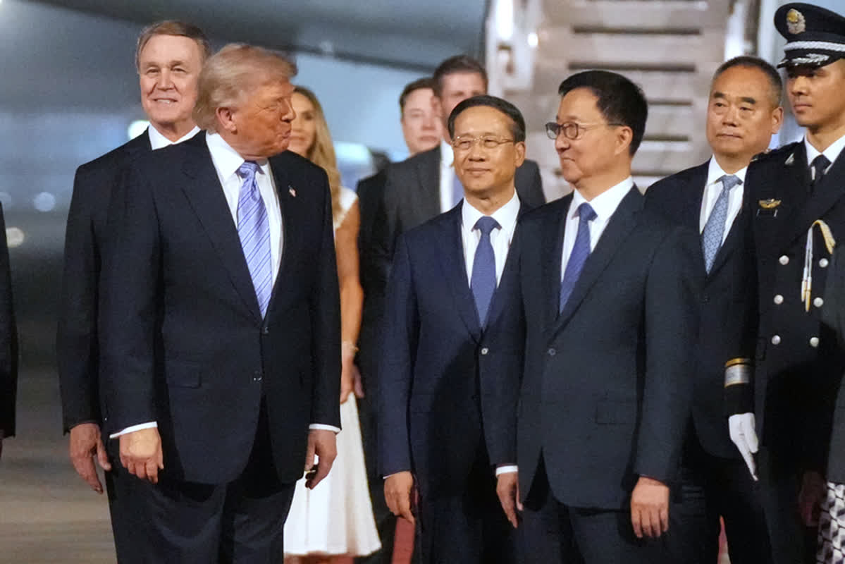 トランプ訪中、実権ない副主席の微妙なメッセージ