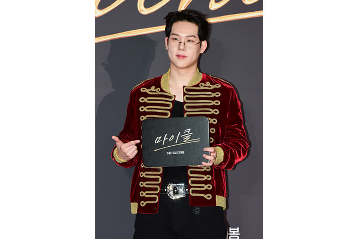 MONSTA Xジュホン、映画『マイケル』のVIP試写会に登場！