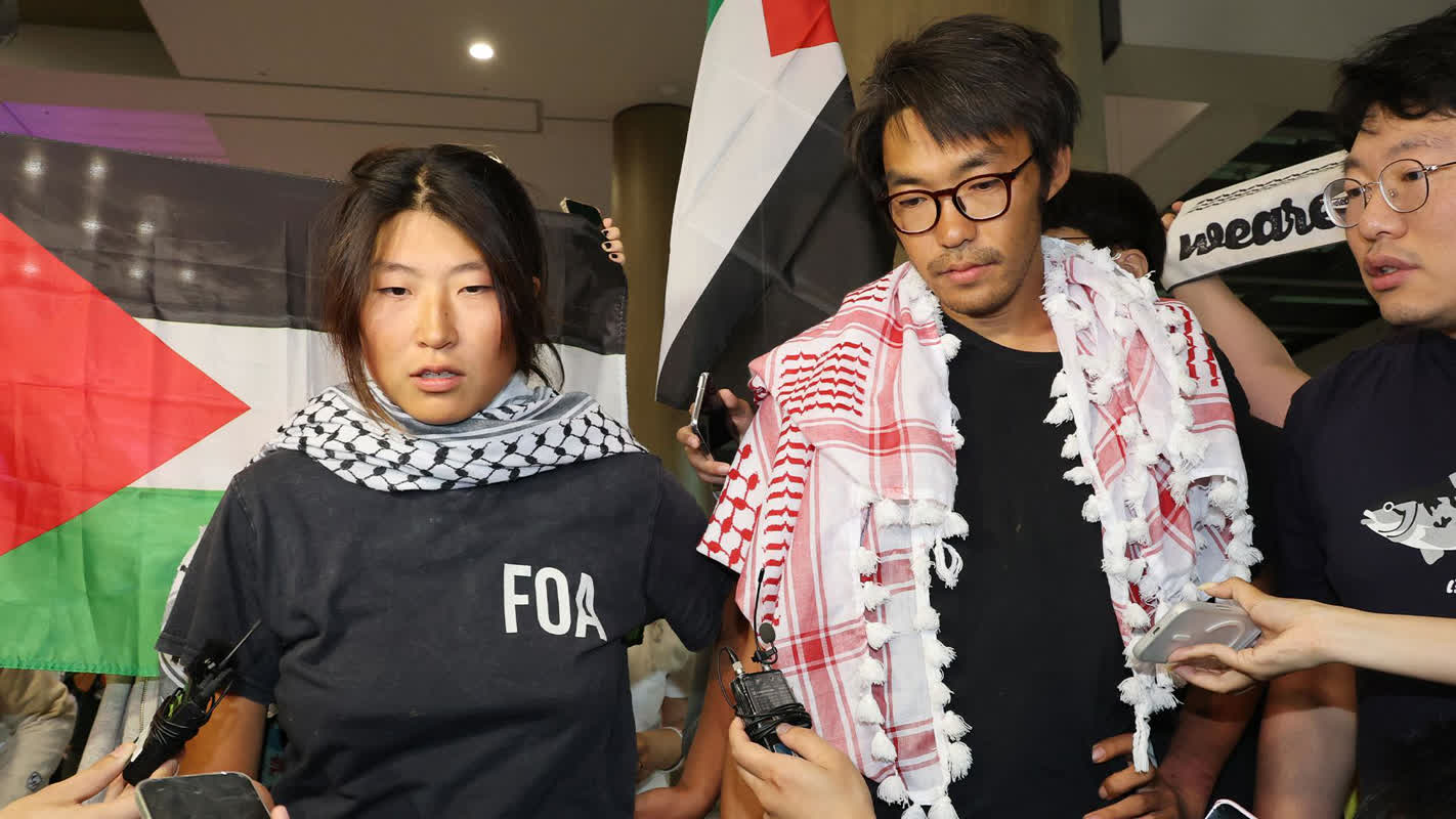 South Korean Activist Claims She Was Beaten by Israeli Soldiers