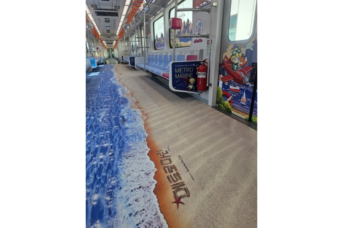 地下鉄で感じる！釜山の海の魅力