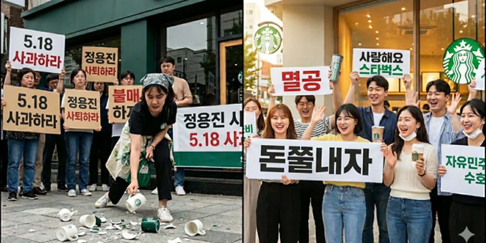 不買運動が激化！韓国スタバ「タンクデー」が招いた歴史的論争と政治的対立の真相
