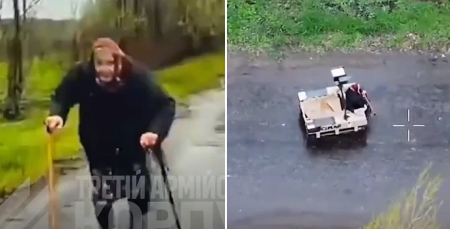 砲火が降り注ぐ極限状態――ウクライナ軍の「軍用ロボット」が救った高齢女性の命