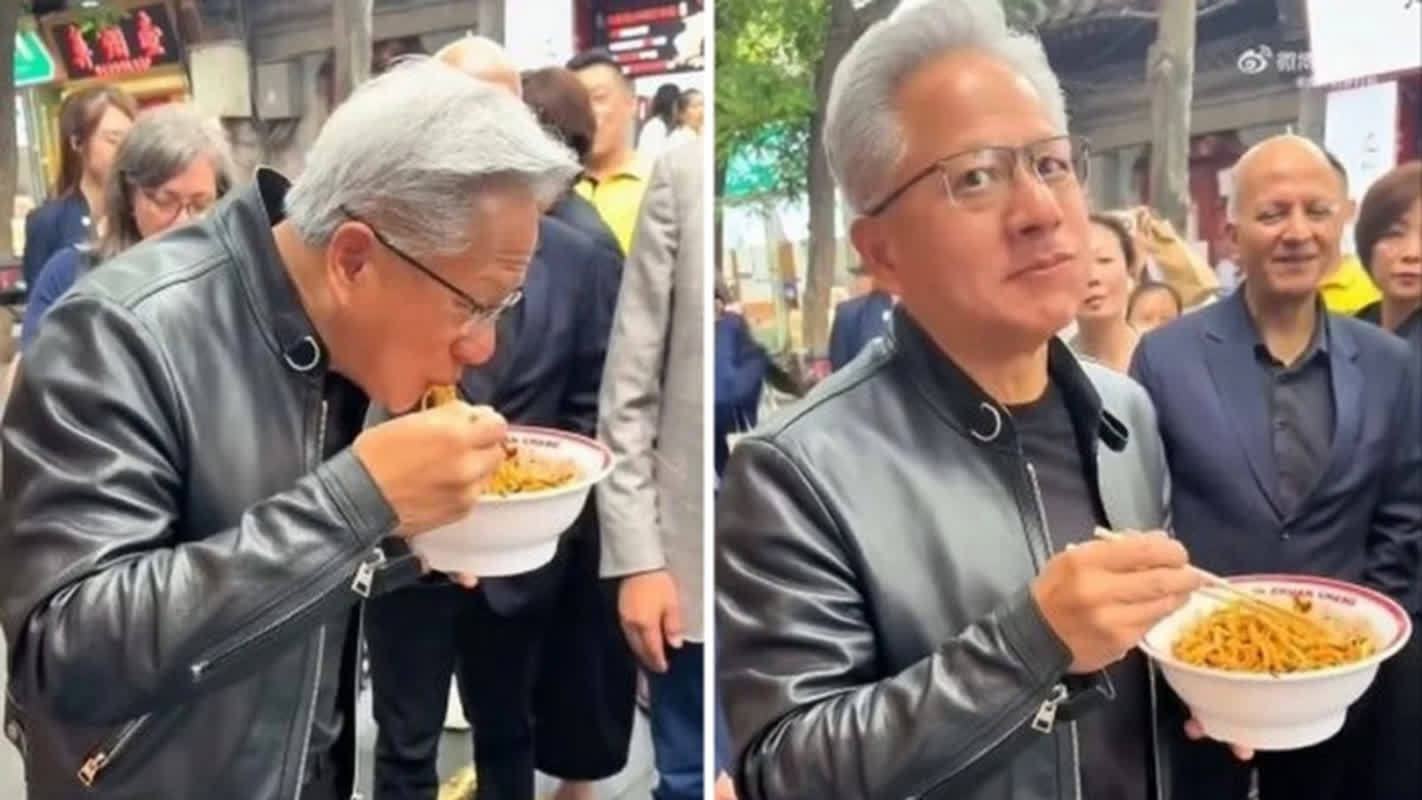 NVIDIA CEO Jensen Huang’s Beijing Noodle Visit Sparks Viral Menu Craze