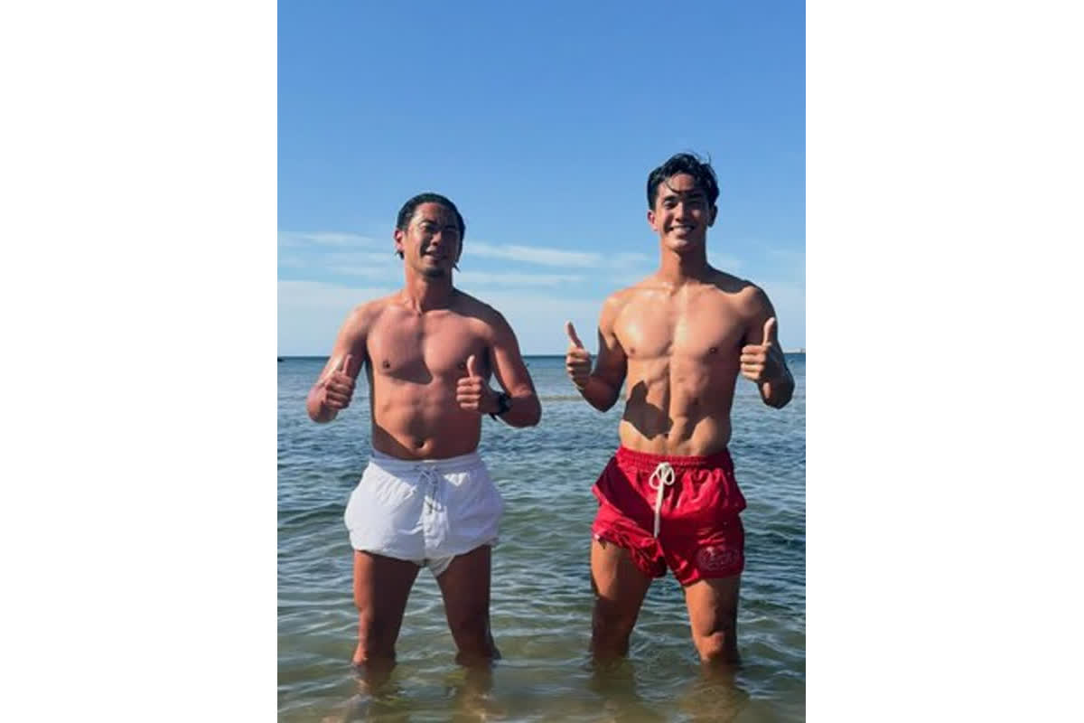 香川真司と武藤嘉紀の「彫刻のような体」に驚愕！海辺での水着ショットが話題