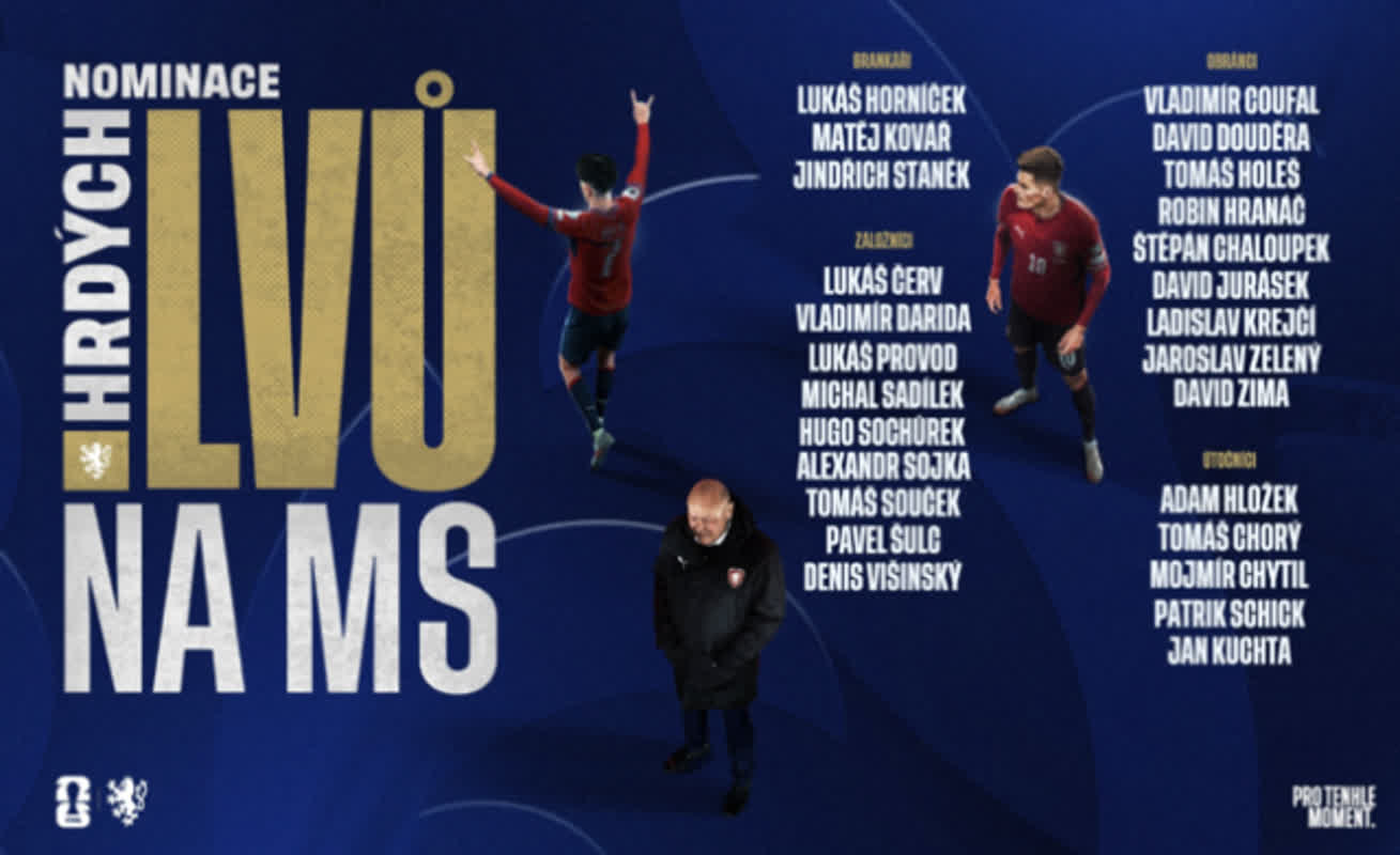 Czech Republic Final 26-Man World Cup Roster: Major Stars Included