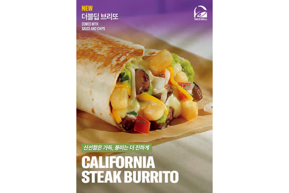 Taco Bell Korea’s New California Steak Burrito Is a Summer Must-Try
